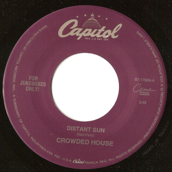 Crowded House Distant Sun Vinyl 7" USED