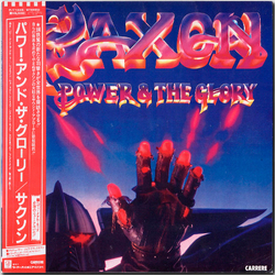 Saxon Power & The Glory Vinyl LP USED