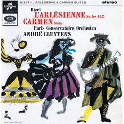 Georges Bizet / Orchestre De La Société Des Concerts Du Conservatoire / André Cluytens L'Arlésienne Suites 1 & 2 / Carmen Suite Vinyl LP USED