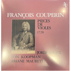 François Couperin / Jordi Savall / Ton Koopman / Ariane Maurette Pieces De Violes 1728 Vinyl LP USED