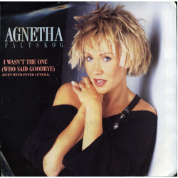 Agnetha Fältskog I Wasn't The One (Who Said Goodbye) Vinyl 7" USED