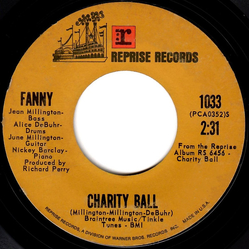 Fanny (2) Charity Ball Vinyl 7" USED