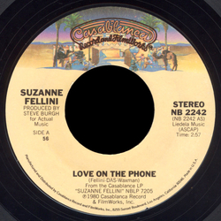 Suzanne Fellini Love On The Phone Vinyl 7" USED