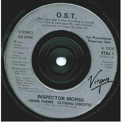 Barrington Pheloung Inspector Morse (Main Theme) Vinyl 7" USED