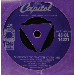 Frank Sinatra Someone To Watch Over Me / The Gal That Got Away Vinyl 7" USED