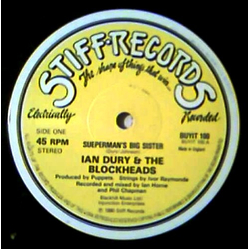 Ian Dury And The Blockheads Sueperman's Big Sister Vinyl 12" USED