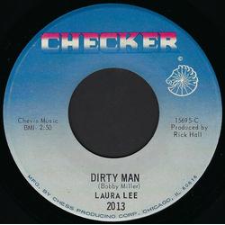 Laura Lee Dirty Man / It's Mighty Hard Vinyl 7" USED