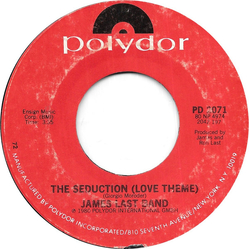 The James Last Band The Seduction (Love Theme) Vinyl 7" USED
