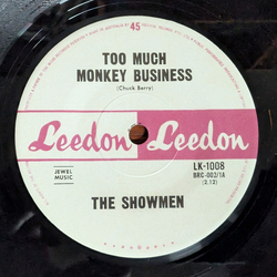 The Showmen (3) Too Much Monkey Business Vinyl 7" USED