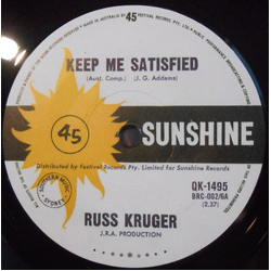 Russ Kruger Keep Me Satisfied Vinyl 7" USED