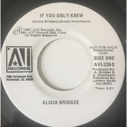Alicia Bridges If You Only Knew Vinyl 7" USED