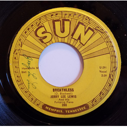 Jerry Lee Lewis Breathless Vinyl 7" USED