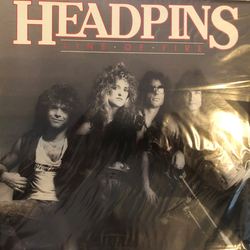 Headpins Line Of Fire Vinyl LP USED