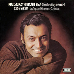 Carl Nielsen / Zubin Mehta / Los Angeles Philharmonic Orchestra Symphony No.4 (The Inextinguishable) Vinyl LP USED