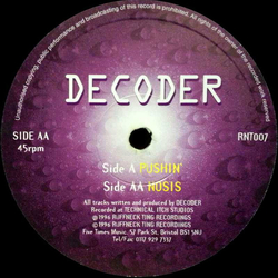 Decoder Pushin' / Nosis Vinyl 12" USED