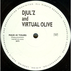 D'Julz / Virtual Olive Lost In A Tunnel Vinyl 12" USED