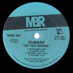 Numarx Do You Wanna Vinyl 12" USED