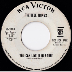 The Blue Things You Can Live In Our Tree / Twist And Shout Vinyl 7" USED
