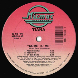 Tiana Come To Me Vinyl 12" USED