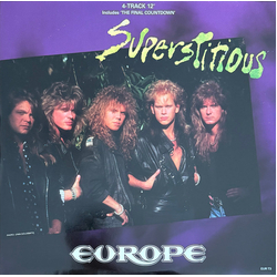 Europe (2) Superstitious Vinyl 12" USED