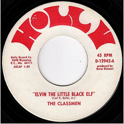 The Classmen Elvin The Little Black Elf Vinyl 7" USED