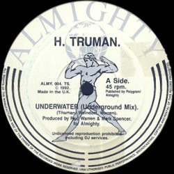 H. Truman Underwater Vinyl 12" USED