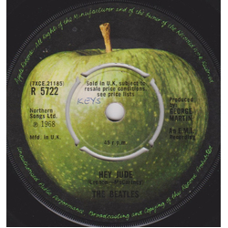The Beatles Hey Jude / Revolution Vinyl 7" USED