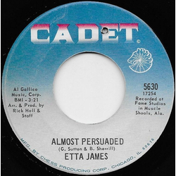Etta James Almost Persuaded / Steal Away Vinyl 7" USED