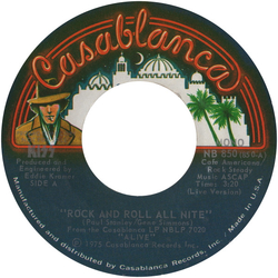 Kiss Rock And Roll All Nite Vinyl 7" USED