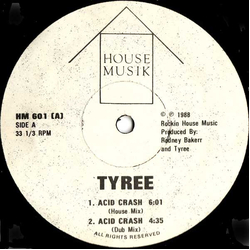 Tyree Cooper / Trilogy Acid Crash / Red Hot Vinyl 12" USED