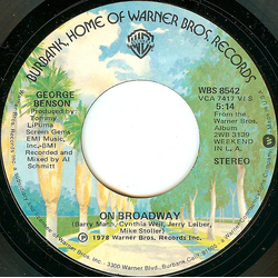 George Benson On Broadway Vinyl 7" USED