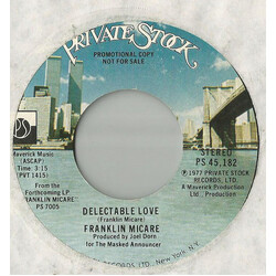Franklin Micare Delectable Love USED VINYL 7INCH SINGLE 45 RPM PROMO