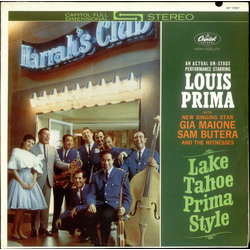 Louis Prima Lake Tahoe Prima Style Vinyl LP USED