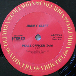 Jimmy Cliff Peace Officer (Dub) Vinyl 12" USED