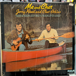 Jerry Reed / Chet Atkins Me And Chet Vinyl LP USED
