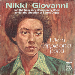 Nikki Giovanni / The New York Community Choir Like A Ripple On A Pond Vinyl LP USED