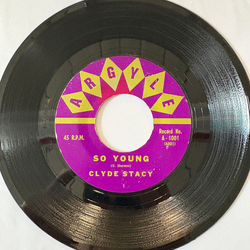 Clyde Stacy So Young / A Broken Heart Vinyl 7" USED