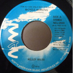 Kelley Miles Bicycle Morning USED VINYL 7INCH PROMO