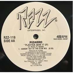 Pizarro Pla'stica (Give It Up) Vinyl 12" USED