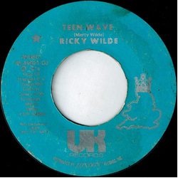 Ricky Wilde Teen Wave Vinyl 7" USED