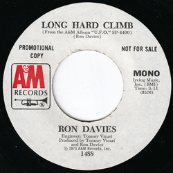 Ron Davies Long Hard Climb Vinyl 7" USED
