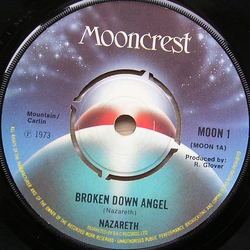 Nazareth (2) Broken Down Angel Vinyl 7" USED