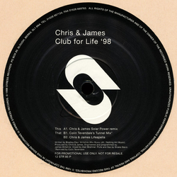 Chris & James Club For Life '98 Vinyl 12" USED