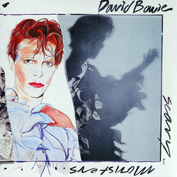 David Bowie Scary Monsters Vinyl LP USED