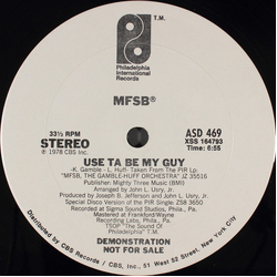 MFSB Use Ta Be My Guy Vinyl 12" USED