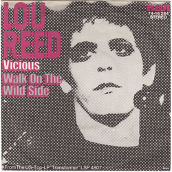 Lou Reed Walk On The Wild Side Vinyl 7" USED