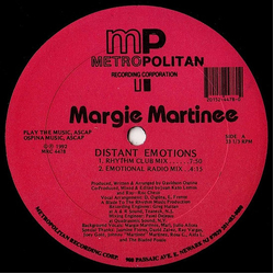 Margie Martinee Distant Emotions Vinyl 12" USED