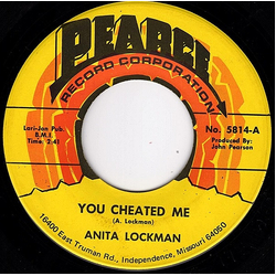 Anita Lockman You Cheated Me / Country Sax (With A Little Bit Of Soul) Vinyl 7" USED
