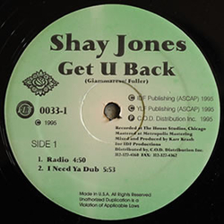 Shay Jones Get U Back Vinyl 12" USED