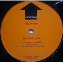 Sabotage (3) Engine Trouble Vinyl 12" USED